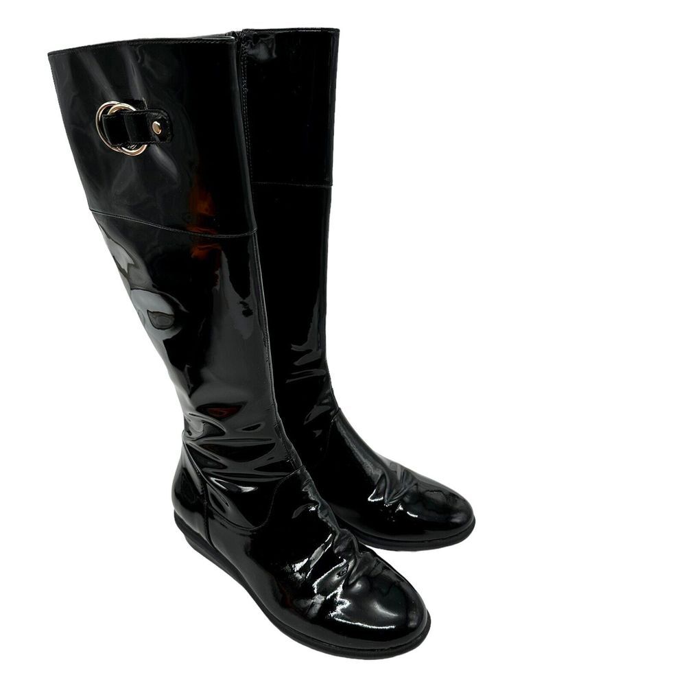Cole Hann Black Air Melanie Waterproof Rain‎ Boots Women's Size 5.5B